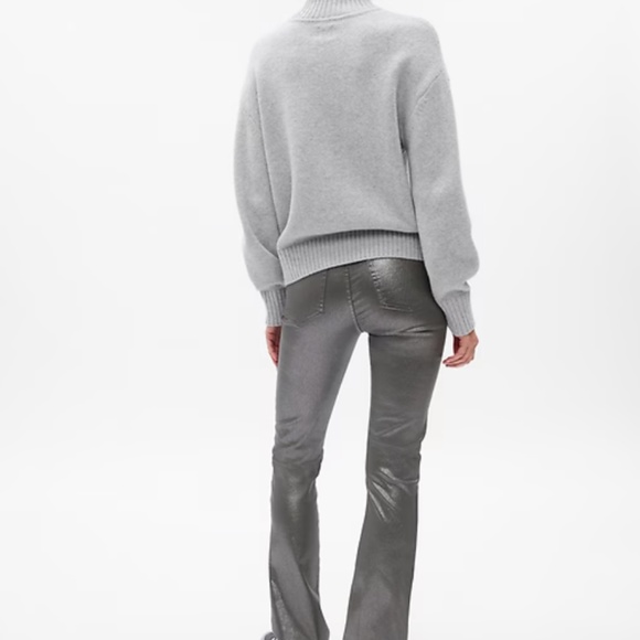 Gap Mid Rise Metallic Baby Boot Jeans - Picture 2 of 5